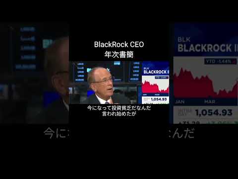 長期楽観主義 BlackRock CEO書簡 決算エグくて上機嫌 #アフレコ #意訳 #金融 #投資 #blackrock #larryfinkのサムネイル