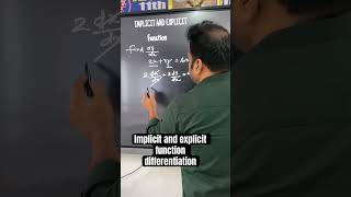 Implicit and explicit function differentiation