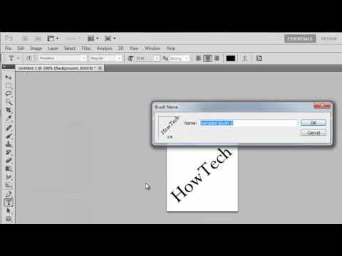 How to Make Brush in Photoshop CS5