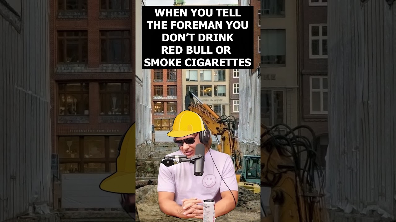 You're telling me you don't drink Red bull or smoke cigarettes? 😳