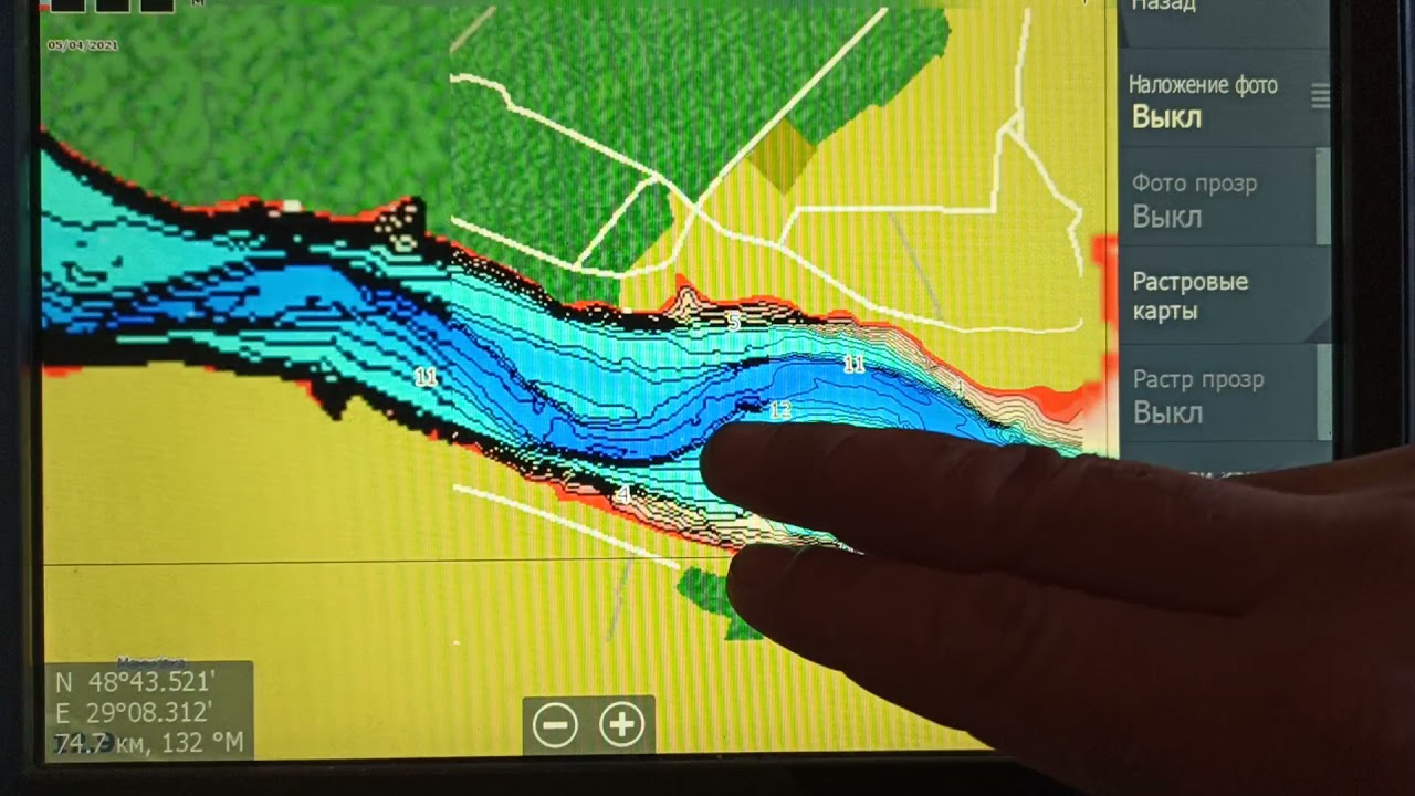 Карта глубин Днестровского водохранилища и нетолько - YouTube
