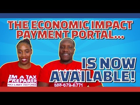 IRS Economic Impact Payment Portal Available