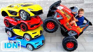 Vlad dan Niki bermain dengan Monster Truck - Game untuk anak-anak screenshot 4