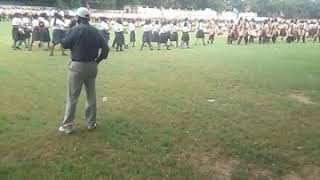15 August Independence day parad ka leya rade hota NCC ka Javan an girls