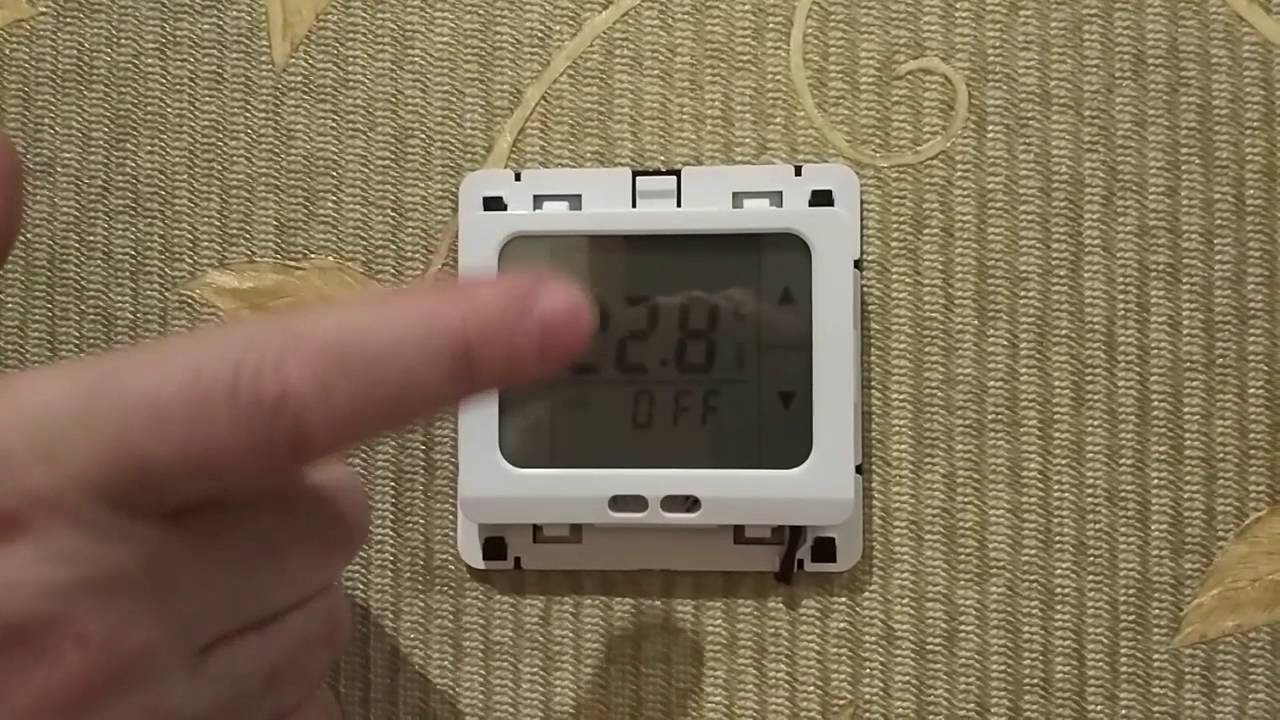 Термостат из Китая-не работают сенсорные кнопки - YouTube