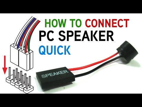 How to Connect a PC Speaker to Your Motherboard