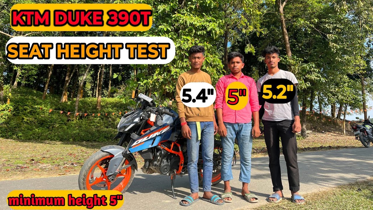 Duke 390 Seat Height Test | Ktm Duke 390 Height Test 2025 | Minimum Height For Duke 390 | Ktm 390