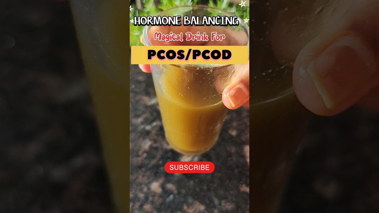 Fight PCOS with every sip with this Hormone balancing morning drink✨ 
