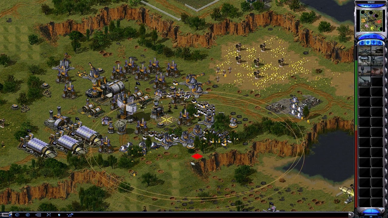 Red Alert 2 | Extra Hard Ai | 7 Vs 1 | Brawl Against Nature Map