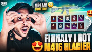 😍 Finally I Got My Dream Gun M416 Glacier 🥺 Dream Come True