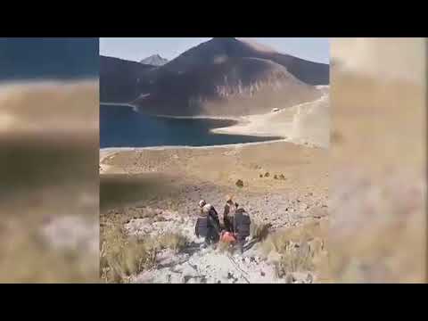 Rescatan a mujer lesionada en inmediaciones del Nevado de Toluca