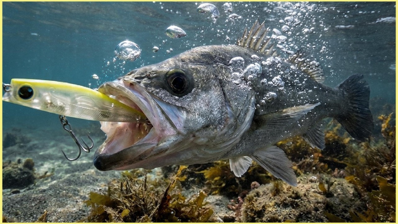 넙치농어 루어, 이거 모르면 평생 못 잡습니다