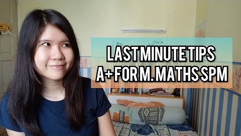 (important graph tips) QUICK LAST MINUTE TIPS TO GET A+ IN MODERN MATHS SPM | victoriactual
