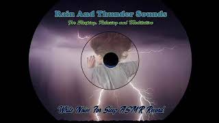 Rain and Thunder Sounds for Relaxing, Sleep Sound, Rain and Thunder