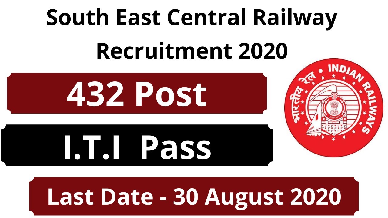Railway Vacancy 2020 | South East Central Railway Recruitment 2020 Apply Online | Latest Govt Jobs