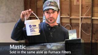 How to Seal an HVAC Duct with Mastic  Duct Sealant