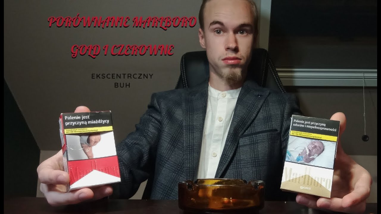 Porównanie Marlboro GOLD vs. Marlboro Czerwone! YouTube