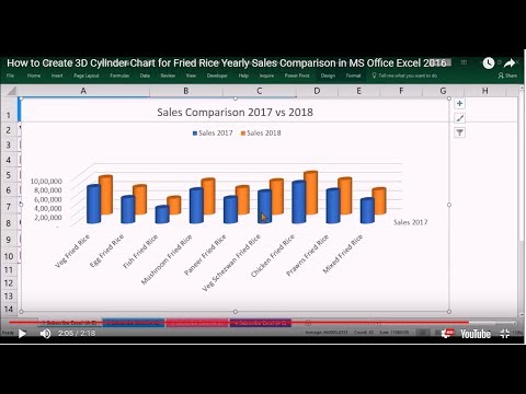 Cylinder Chart Excel 2016