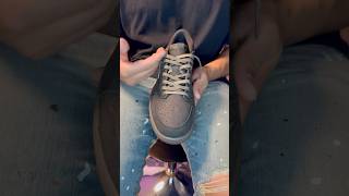How to lace Air Jordan 1 Low Travis Scott Velvet Brown #fyp #howto #tutorial