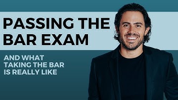 Advice from a Lawyer | How to Pass the Bar Exam