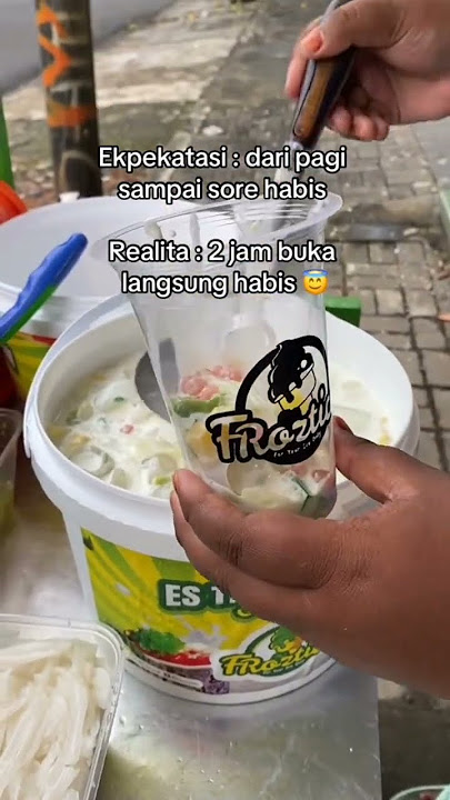 Seneng Banget Punya Usaha Es Teler Sultan FROZTICE #senengnya #franchise #esteler #shorts