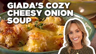 Giada De Laurentiis' Cozy Cheesy Onion Soup | Everyday Italian | Food Network