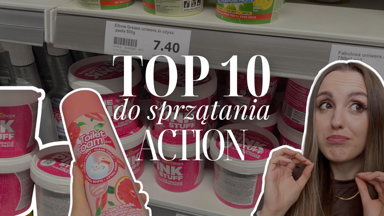 TOP 10 🫧🧽 Genialne produkty do sprzątania z Action, które DZIAŁAJĄ