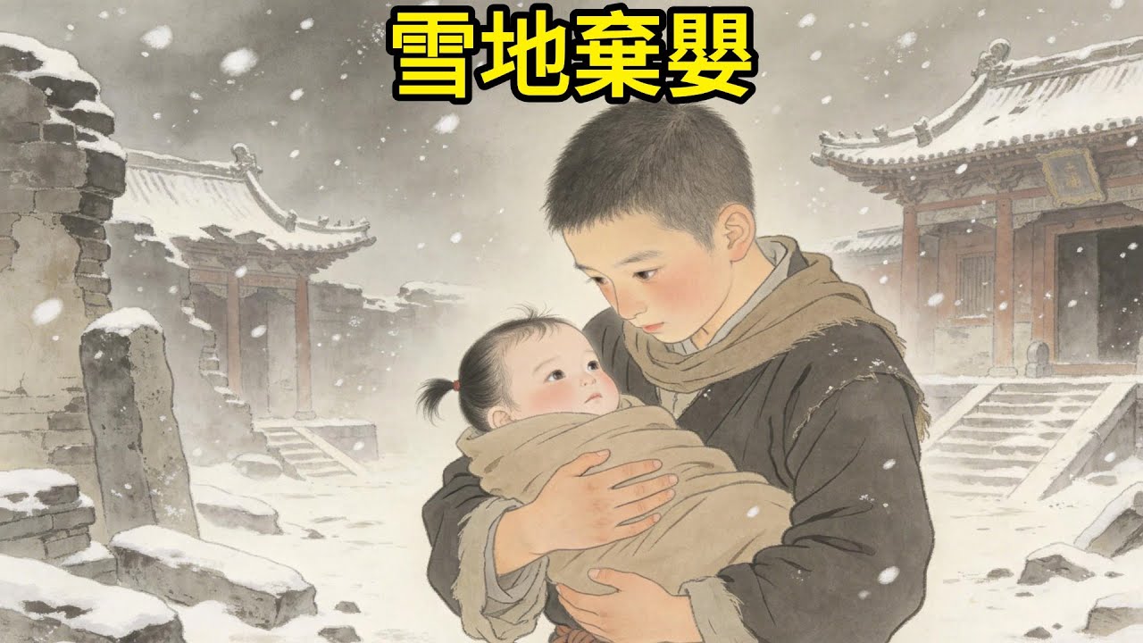 10歲小乞丐在雪地裏撿到個小嬰兒，用乞討來的殘羹剩飯養活她。15年後，女孩被親生父母——微服私訪的皇帝認出帶她回宮，她卻拉著小乞丐的手：「他是我哥，他在家才在。」#民間故事 #故事頻道  #情感