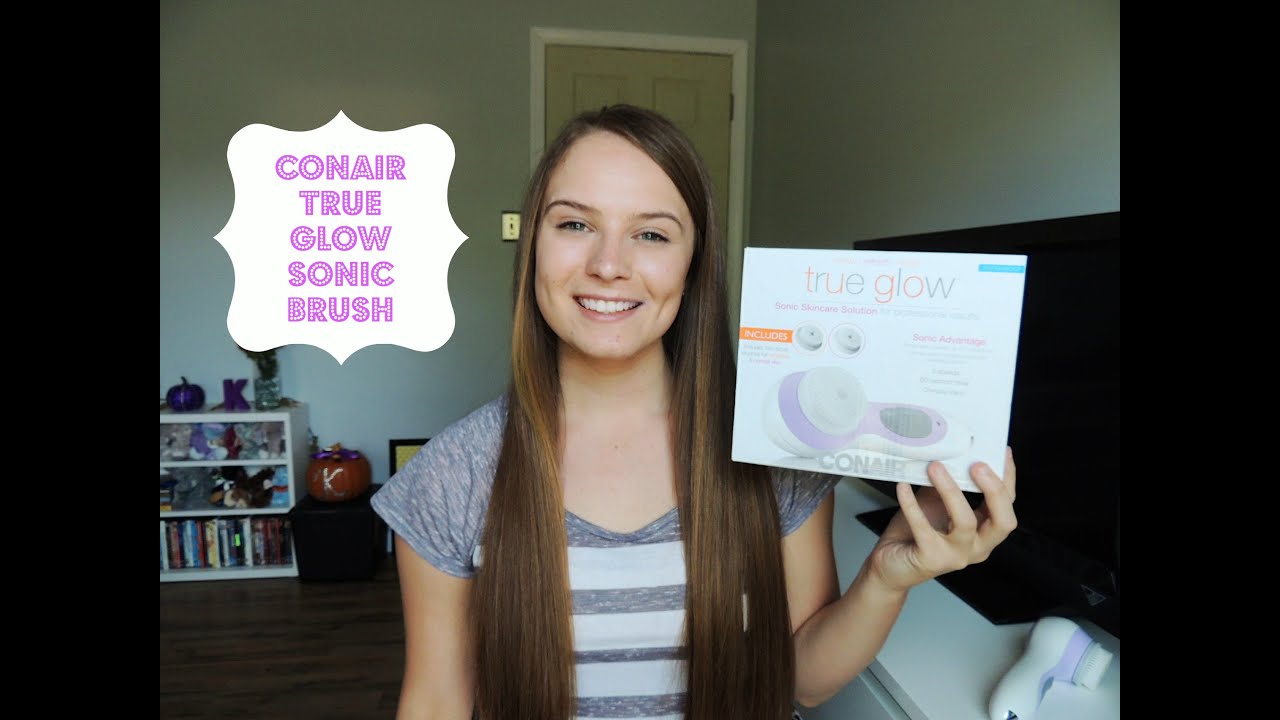 Conair True Glow Sonic Cleansing Brush Review YouTube