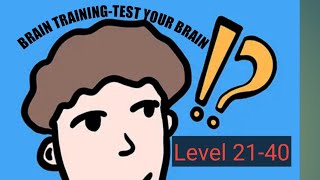 Brain Training- Test Your Brain. Gameplay Walkthrough Android Game Mobile. Level 20-40. screenshot 3