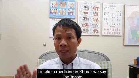 Learning Khmer lesson: how do you say I am sick in Khmer languages-Asean languages