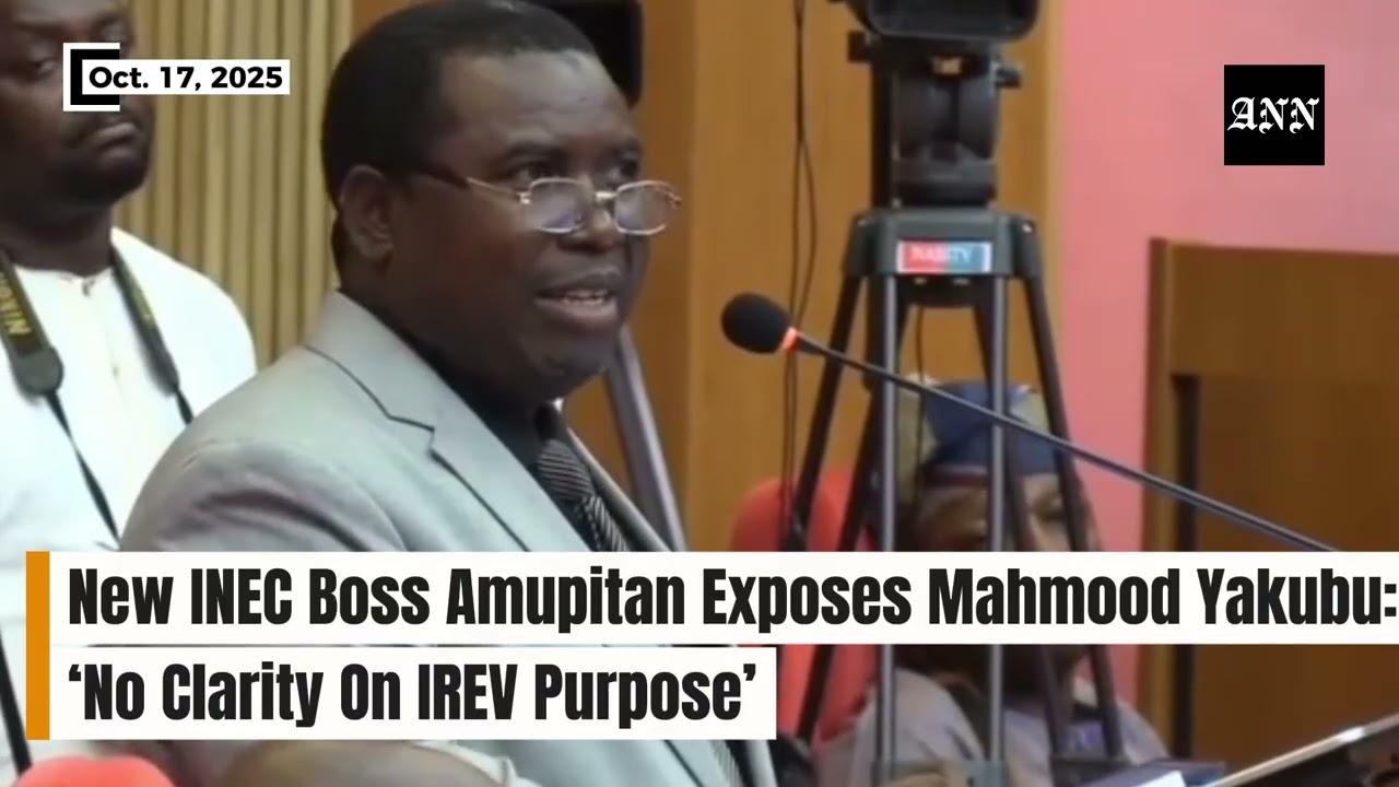 INEC Scandal? New Chairman Amupitan Exposes Ex-INEC Chairman Yakubu’s IREV Secrets