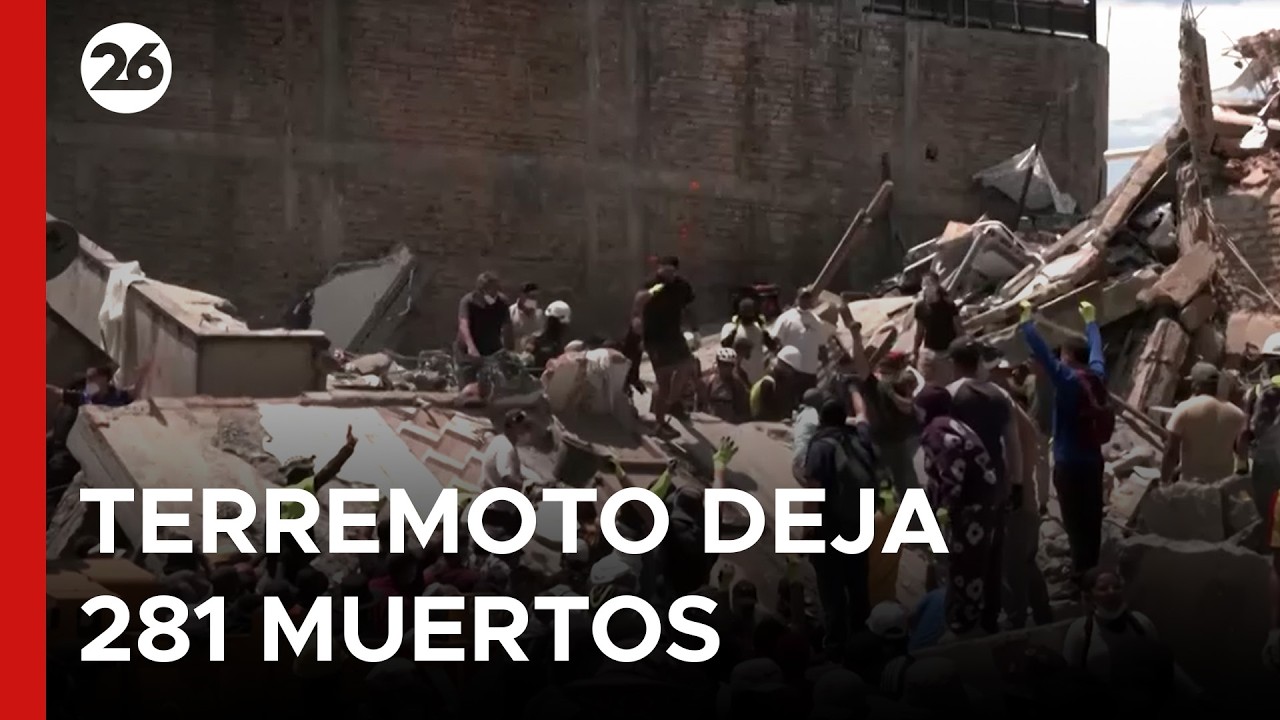 Miniatura de YouTube: 🚨 COLOMBIA EN EMERGENCIA | El terremoto ya deja 281 muertos y cerca de 4.000 heridos