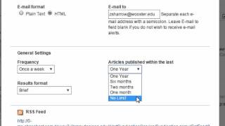 Creating Search Alerts With INSPEC (Ebscohost)
