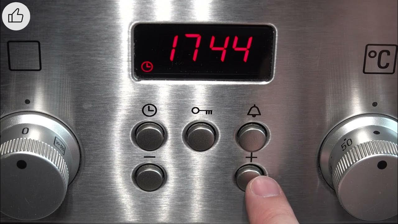 How to Change the Time on Your Siemens BuiltIn Oven (Daylight saving
