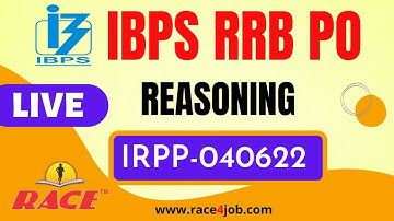 IBPS RRB PO PRELIMS GRAND TEST PAPER EXPLANATION I REASONING I IRPP-040622