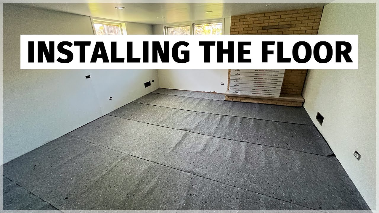 Building My New Home Studio (Pt. 14) - Installing The Floor Part 1 - Prepping