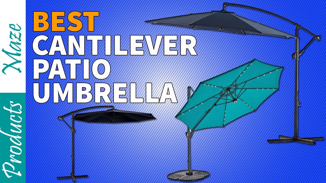 5 Best Cantilever Patio Umbrellas Reviewed in 2023 [Top Rated] YouTube