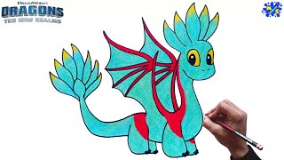 How To Draw Feathers From Dragons The Nine Realms Easy Step By Step