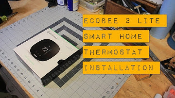 Ecobee3 Lite Wi-Fi Smart Thermostat Installation | With C Wire