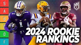 2024 Dynasty ROOKIE Rankings & Tiers – DRAFT SEASON IS HERE (Dynasty Fantasy Football 2024)