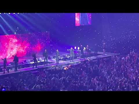 Caída de Wisin San Antonio 1- Junio-2019 Como Antes Tour.