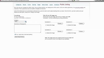 Crowdmap Basics - Managing Your Public Listing