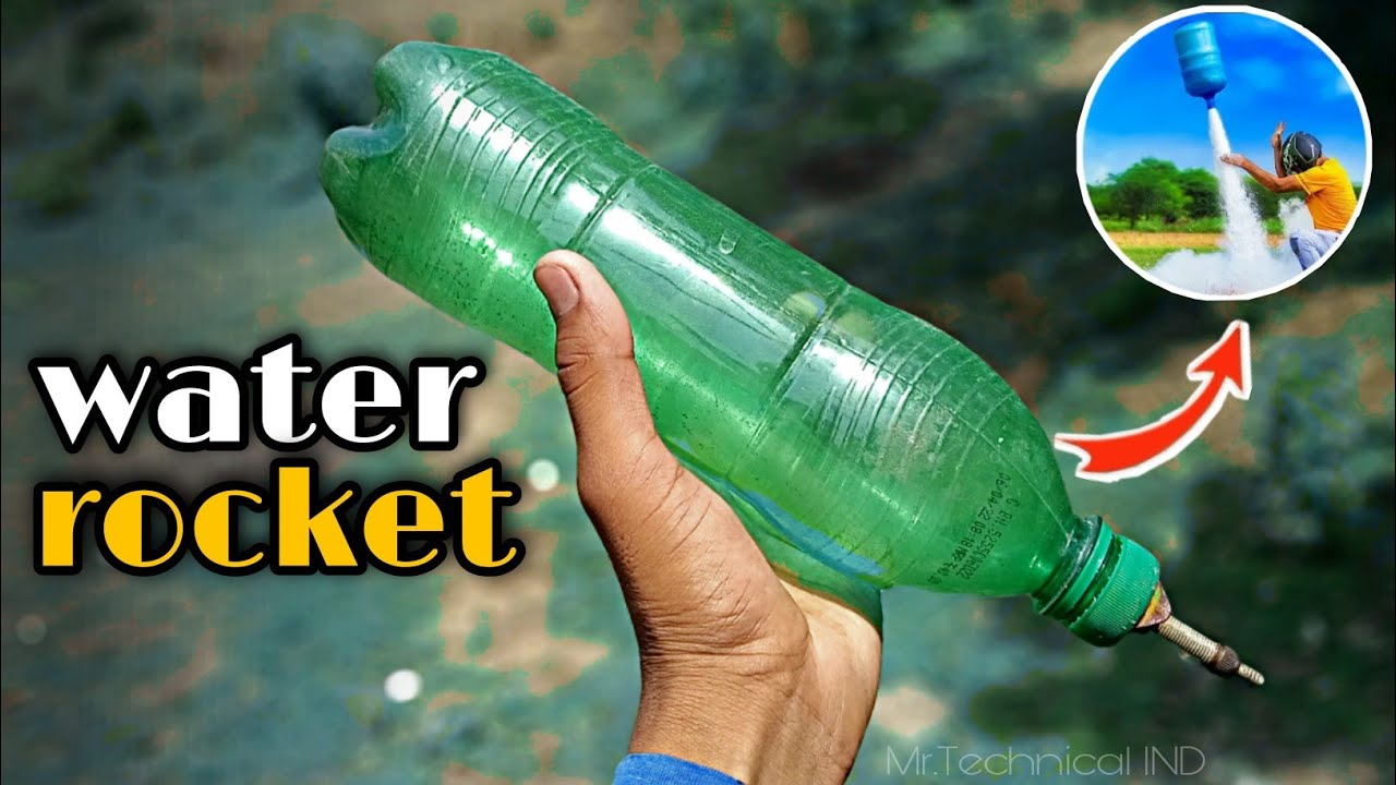 how to make water rocket 🚀//বোতল সে বানাও পাওয়ারফুল রকেটMr Technical