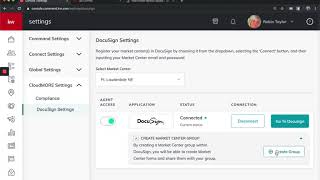 KW Command: MCA - DocuSign Market Center Groups