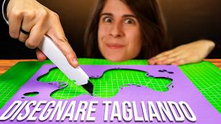 Disegnare TAGLIANDO?! Provo il Papercut! 🐸