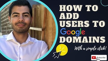 How To Add Users To Google Domains