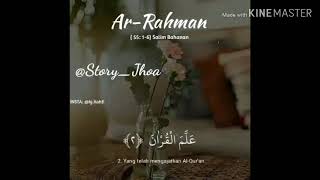 Story Wa Penyejuk Hati  AR-RAHMAN
