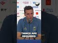 Wait Til The End - Exhausted Scaloni can barely Speak #shorts
