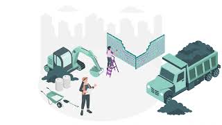Construction Supply Chain | 2d Animation | Isometric Style